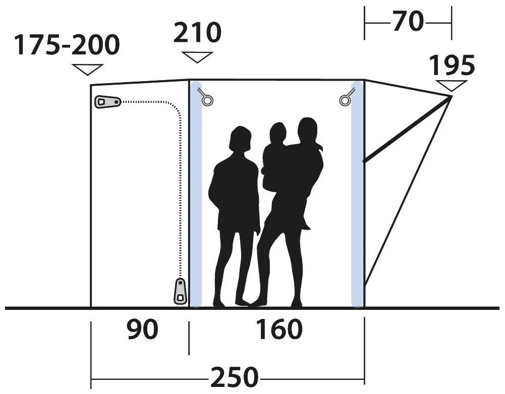 Outwell Newburg 160 Air Package Deal Black-Grey 7 Outwell Newburg 160 Air Package Deal Black-Grey – Bild 5