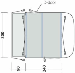 Outwell Newburg 240 Air Tall Demo Black-Grey -Outwell Verkaufs-Shop outwell newburg 240 air tall demo grey 1