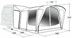 Outwell Newburg 240 Air Tall Black-Grey 13 Outwell Newburg 240 Air Tall Black-Grey -Outwell Verkaufs-Shop outwell newburg 240 air tall grey 4