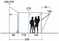 Outwell Newburg 240 Air Tall Package Deal Black-Grey -Outwell Verkaufs-Shop outwell newburg 240 air tall package deal grey 3