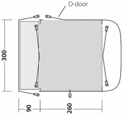 Outwell Newburg 260 2022 Grey -Outwell Verkaufs-Shop outwell newburg 260 3