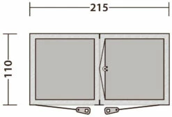 Outwell Seahaven Comfort Station Double Blue -Outwell Verkaufs-Shop outwell seahaven comfort station dubbel blue 1
