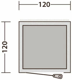 Outwell Seahaven Comfort Station Single Blue -Outwell Verkaufs-Shop outwell seahaven comfort station enkel blue 1
