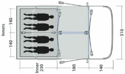 Outwell Springville 4SA -Outwell Verkaufs-Shop outwell springville 4sa navy night 1