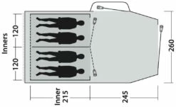 Outwell Springwood 4SG Blue -Outwell Verkaufs-Shop outwell springwood 4sg blue 2 1
