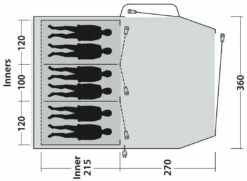 Outwell Springwood 6Sg Blue -Outwell Verkaufs-Shop outwell springwood 6sg blue 2 1