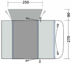 Outwell Wolfburg 380 Air Black-Grey -Outwell Verkaufs-Shop outwell wolfburg 380 air grey 1