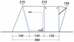 Outwell Wolfburg 380 Air Black-Grey -Outwell Verkaufs-Shop outwell wolfburg 380 air grey 2