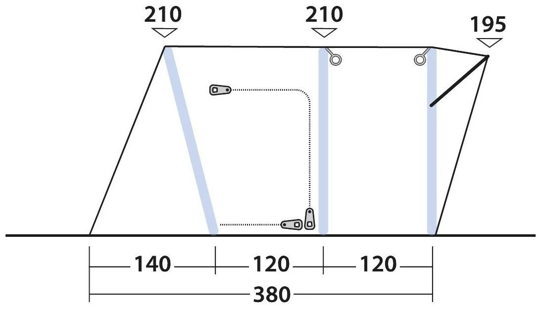 Outwell Wolfburg 380 Air Package Deal Black-Grey 6 Outwell Wolfburg 380 Air Package Deal Black-Grey – Bild 4
