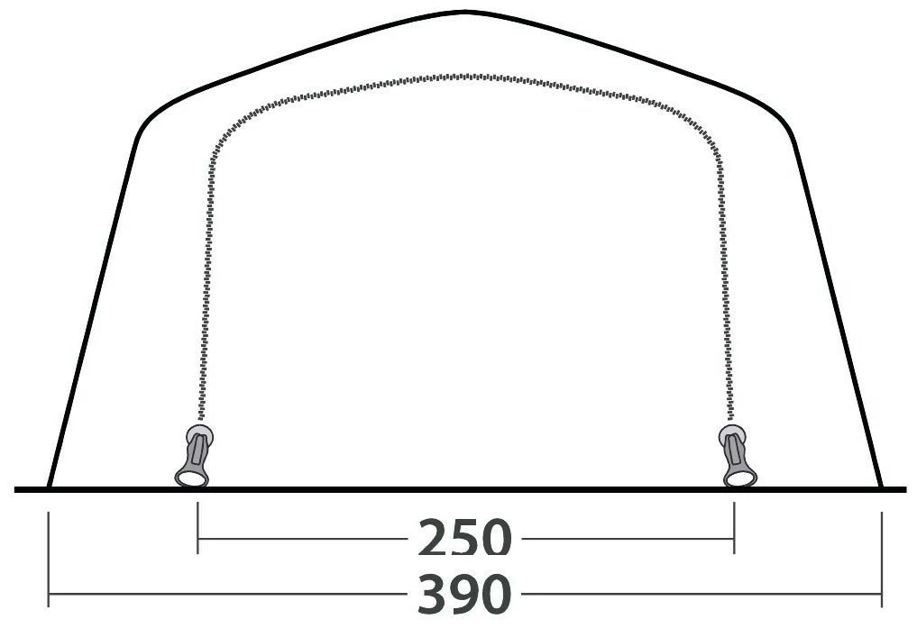 Outwell Wood Lake 6ATC 2022 Navy Night 6 Outwell Wood Lake 6ATC 2022 Navy Night – Bild 4
