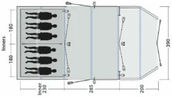 Outwell Wood Lake 6ATC Package Deal 2022 Navy Night -Outwell Verkaufs-Shop outwell wood lake 6atc package deal navy night 1