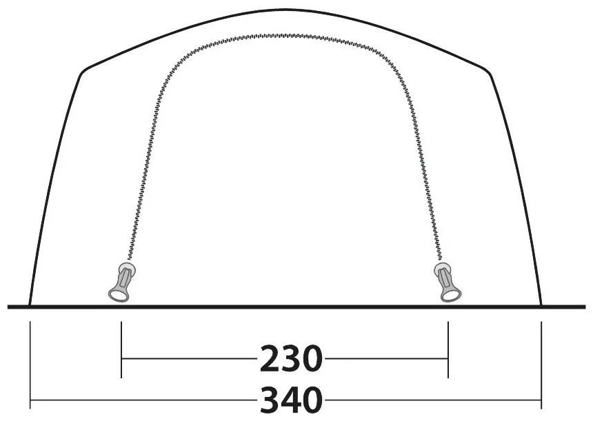 Outwell Yosemite Lake 5TC Dark Leaf 6 Outwell Yosemite Lake 5TC Dark Leaf – Bild 4