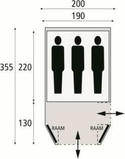 Safarica Laguna 210 Dark Shadow-Grey-Briljant Blue -Outwell Verkaufs-Shop safarica laguna 210 dark shadow grey briljant blue 1