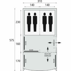 Safarica Pacific Reef 310 TC -Outwell Verkaufs-Shop safarica pacific reef 310 tc anthracite beige 5