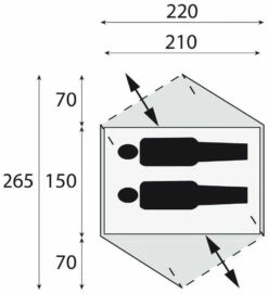 Safarica Velocity 2 Quick Up Shelter -Outwell Verkaufs-Shop safarica velocity 2 quick up shelter grey black blue 1 1