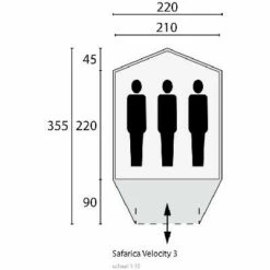 Safarica Velocity 3 Quick Up Shelter -Outwell Verkaufs-Shop safarica velocity 3 quick up shelter grey black blue 1 1
