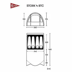 Spatz Stork 4 BTC Brown Sand -Outwell Verkaufs-Shop spatz stork 4 btc brown sand 1 1
