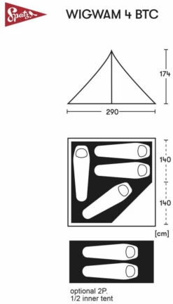 Spatz Wigwam 4 BTC Brown Sand -Outwell Verkaufs-Shop spatz wigwam 4 btc brown sand 2