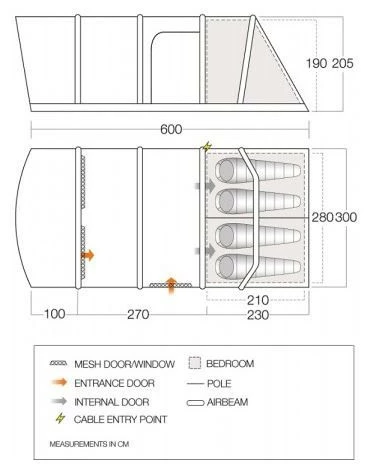 Vango Aether Air 450XL Moroccan Blue 5 Vango Aether Air 450XL Moroccan Blue – Bild 3