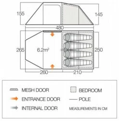 Vango Beta 450XL 2022 Moroccan Blue 7 Vango Beta 450XL 2022 Moroccan Blue -Outwell Verkaufs-Shop vango beta 450xl moroccan blue 1