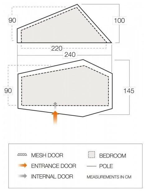 Vango F10 Project Hydrogen Air Alpine Green 5 Vango F10 Project Hydrogen Air Alpine Green – Bild 3