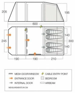 Vango Joro Air 450 Moroccan Blue -Outwell Verkaufs-Shop vango joro air 450 moroccan blue 2 1