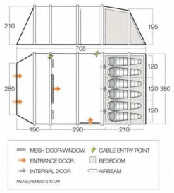 Vango Joro Air 600XL Moroccan Blue -Outwell Verkaufs-Shop vango joro air 600xl moroccan blue 1