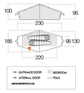 Vango Starav 200 2022 Pamir Green 5 Vango Starav 200 2022 Pamir Green – Bild 3
