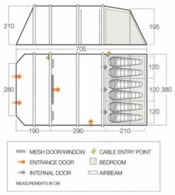 Vango Stargrove II Air TC 600XL Cloud Grey 7 Vango Stargrove II Air TC 600XL Cloud Grey -Outwell Verkaufs-Shop vango stargrove ii air tc 600xl cloud grey 0 1