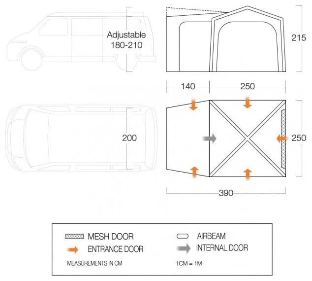 Vango Tailgate Airhub Low Smoke 5 Vango Tailgate Airhub Low Smoke – Bild 3