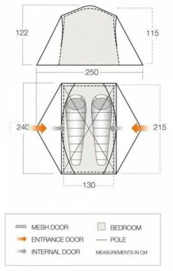 Vango Tryfan 200 Pamir Green -Outwell Verkaufs-Shop vango tryfan 200 pamir green 1
